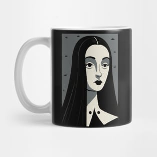 Goth Morticia Addams Mug